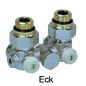 Preview: Hahnblock mit Bypass 1/2" x Eurokonus 3/4" - einstellbar