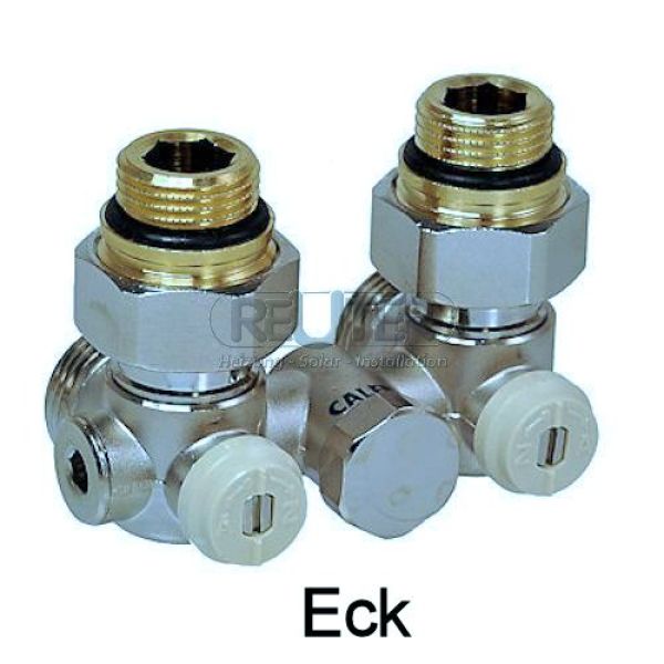 Hahnblock mit Bypass 1/2" x Eurokonus 3/4" - einstellbar
