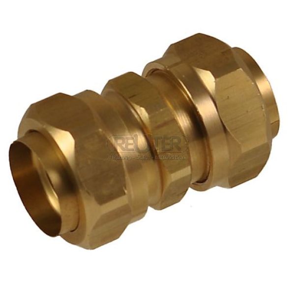 Solar Edelstahl Wellrohrverschraubung Kupplung DN 20