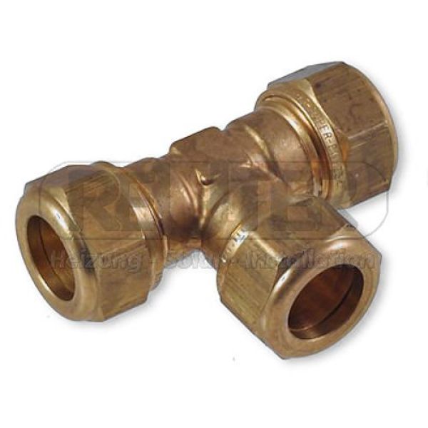 Messing Klemmringverschraubung T-Stück