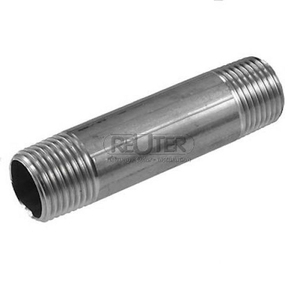 Edelstahl Gewindefitting Rohrdoppelnippel 2 1/2" (DN 65)