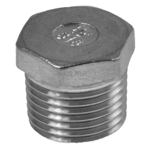 Edelstahl Gewindefitting Stopfen Sechskant