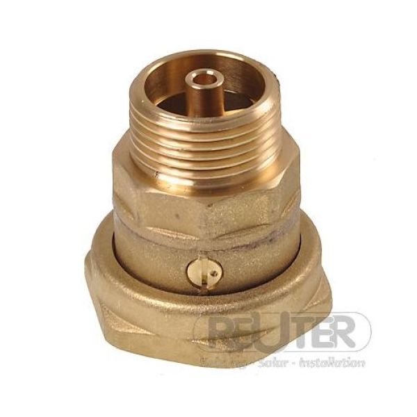 Pumpen-Schwerkraftbremse Überwurfmutter 1 1/2" x 3/4"AG