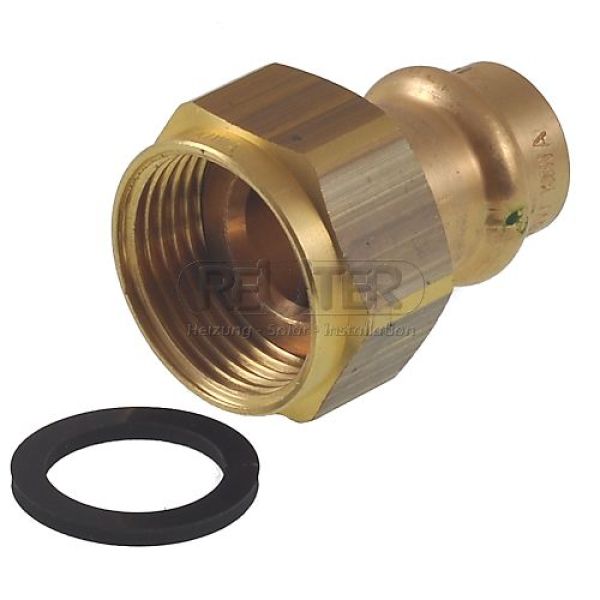 Kupfer Pressfitting Anschlussverschraubung Kontur V
