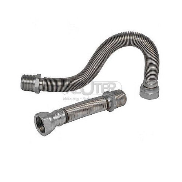Edelstahlwellrohr 1 1/4" (DN 32) ausziehbar, formstabil