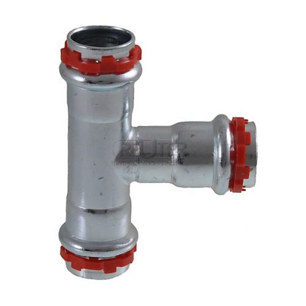 C-Stahl Pressfitting T-Stück Kontur V