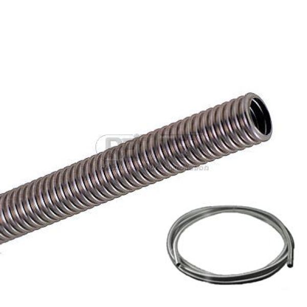 Solarleitung, flexibles Edelstahlwellrohr DN 16