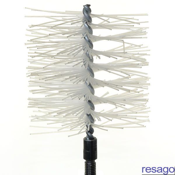 Heizkesselbürste Nylon rechteckig f. Edelstahlkessel