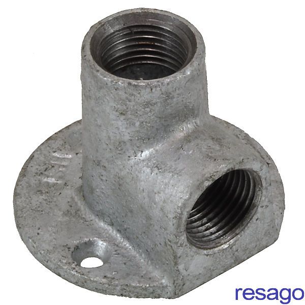 Wandwinkel 1/2" (DN 15) Stahl verzinkt Typ 471